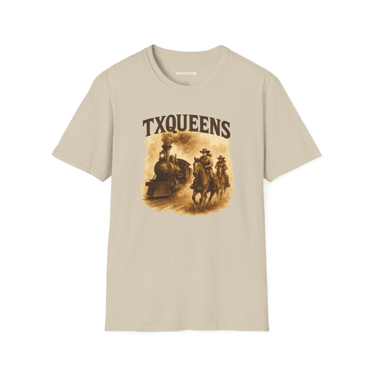 TXQUEENS Vintage Western Graphic Tee - Unisex T-Shirt