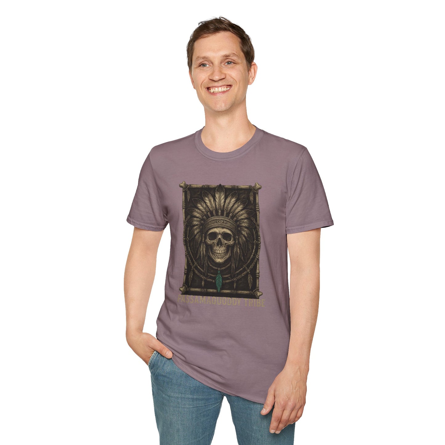 Tribal Graphic T-Shirt - Passamaquoddy Tribe Design8, Gift for Adventurers