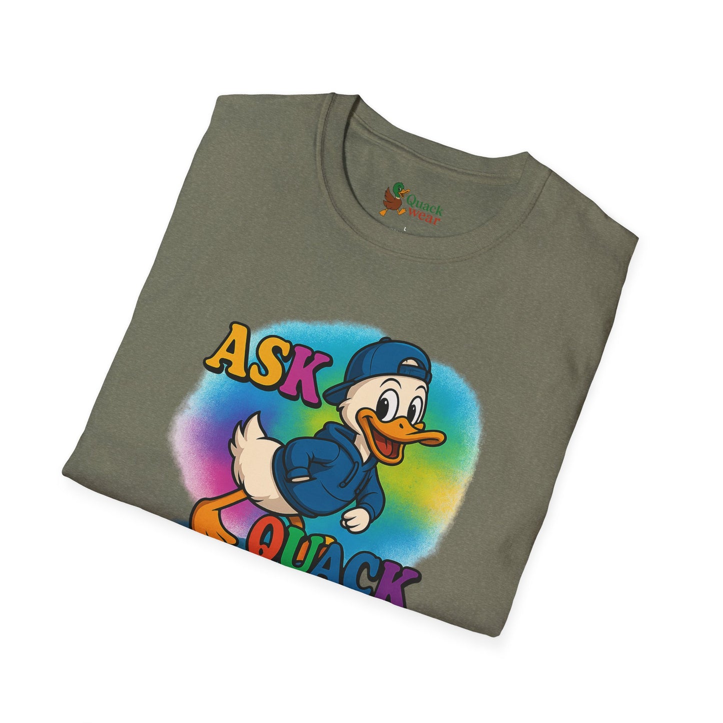 Ask Quack Quirky Duck Humor T-Shirt