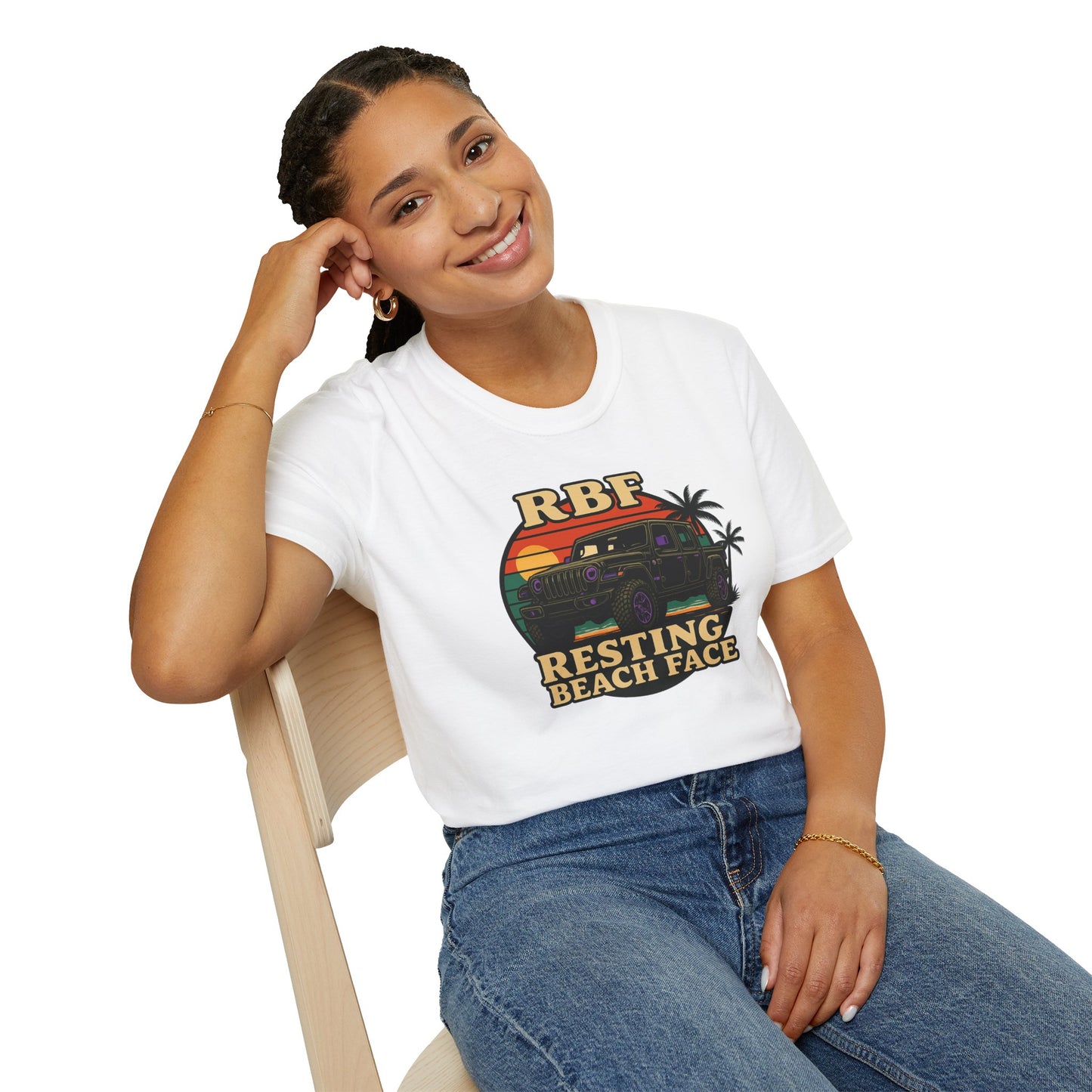Resting Beach Face T-Shirt | Resting Beach Face | Summer Casual Wear, Vacation Tee, Beach Lover Gift, Relaxed Style, Unisex Apparel