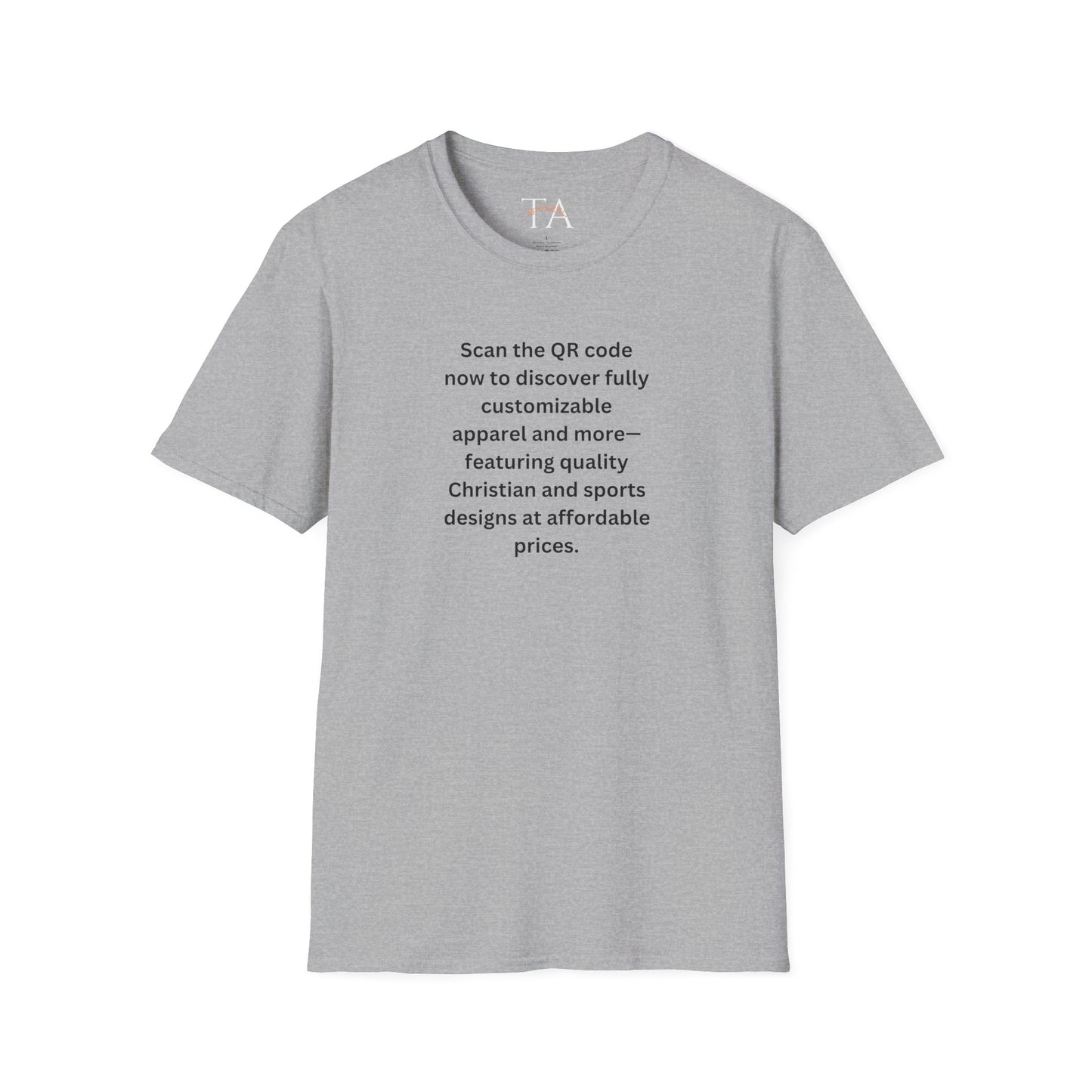 Customizable QR Code T-Shirt