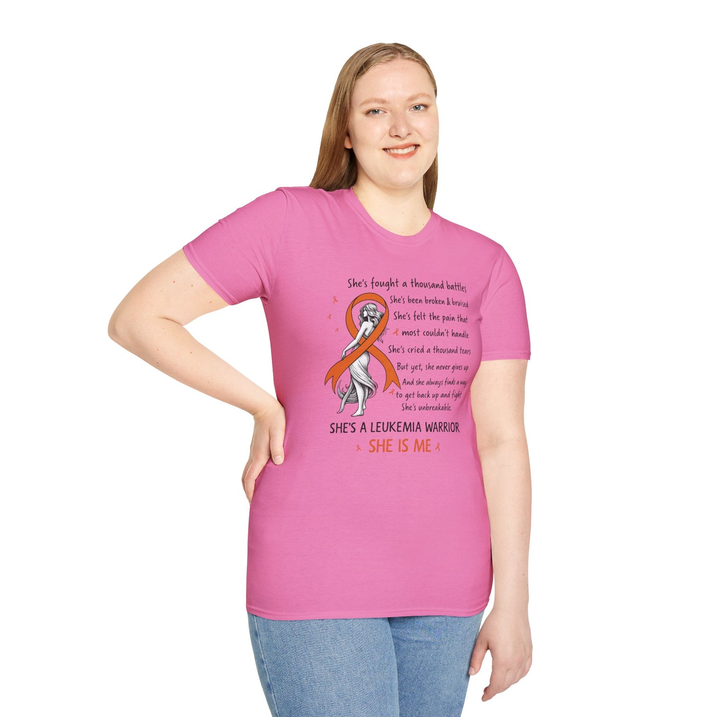 Leukemia Warrior T-Shirt - Unisex Softstyle Support Apparel