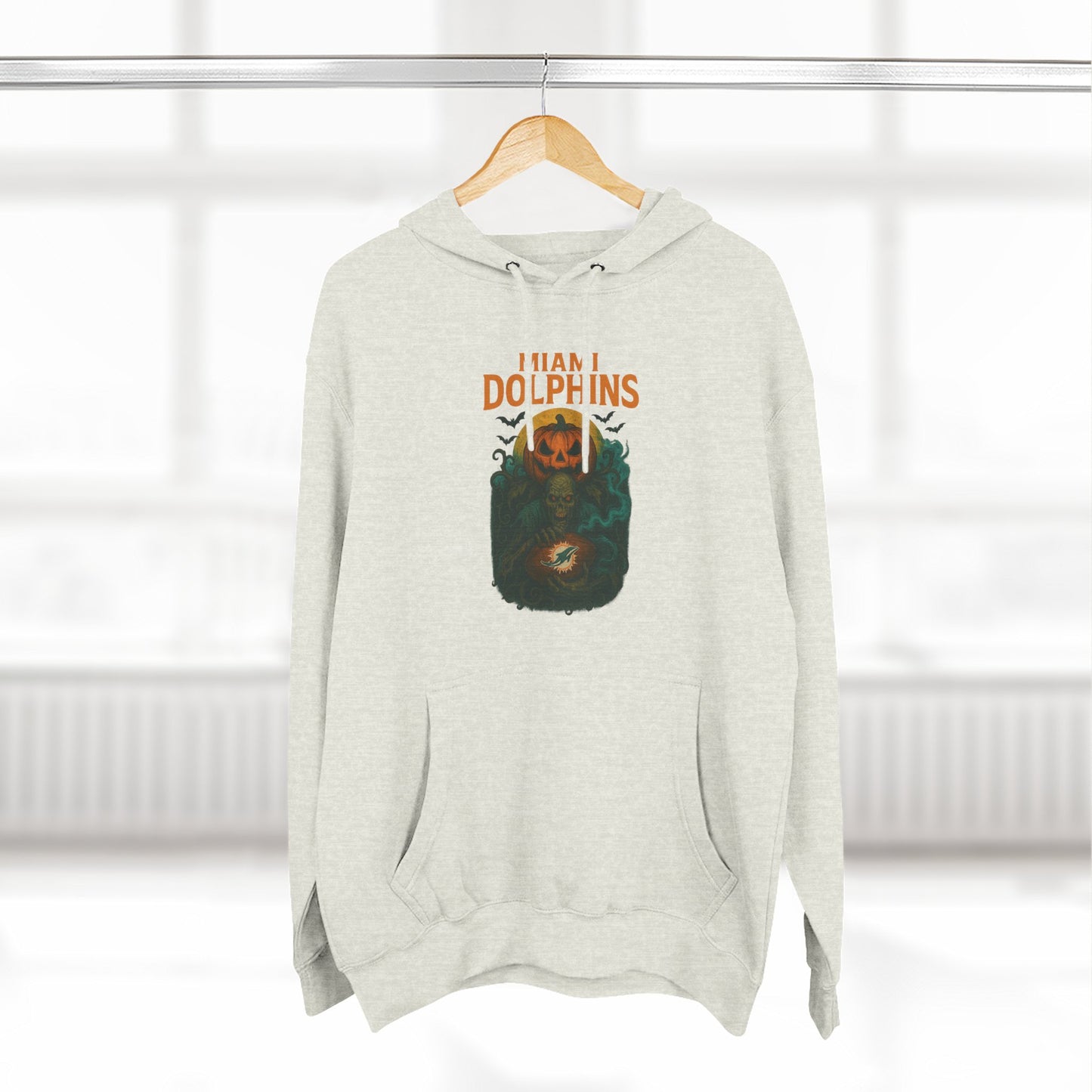 Halloween Cozy Dolphin Fleece Hoodie: Ocean Lovers, Casual Wear, Animal Lovers Gift, Beach Days, Relaxing at Home. Sea Life Graphic