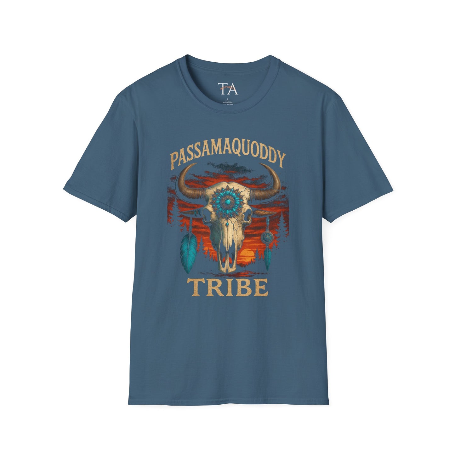 Tribal Graphic T-Shirt - Passamaquoddy Tribe Design3, Gift for Adventurers