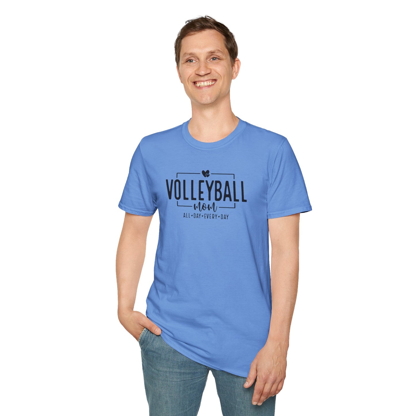 Volleyball Tee - All Day Every Day, Sports Shirt, Casual Wear, Gift for Athletes, Summer Outfit