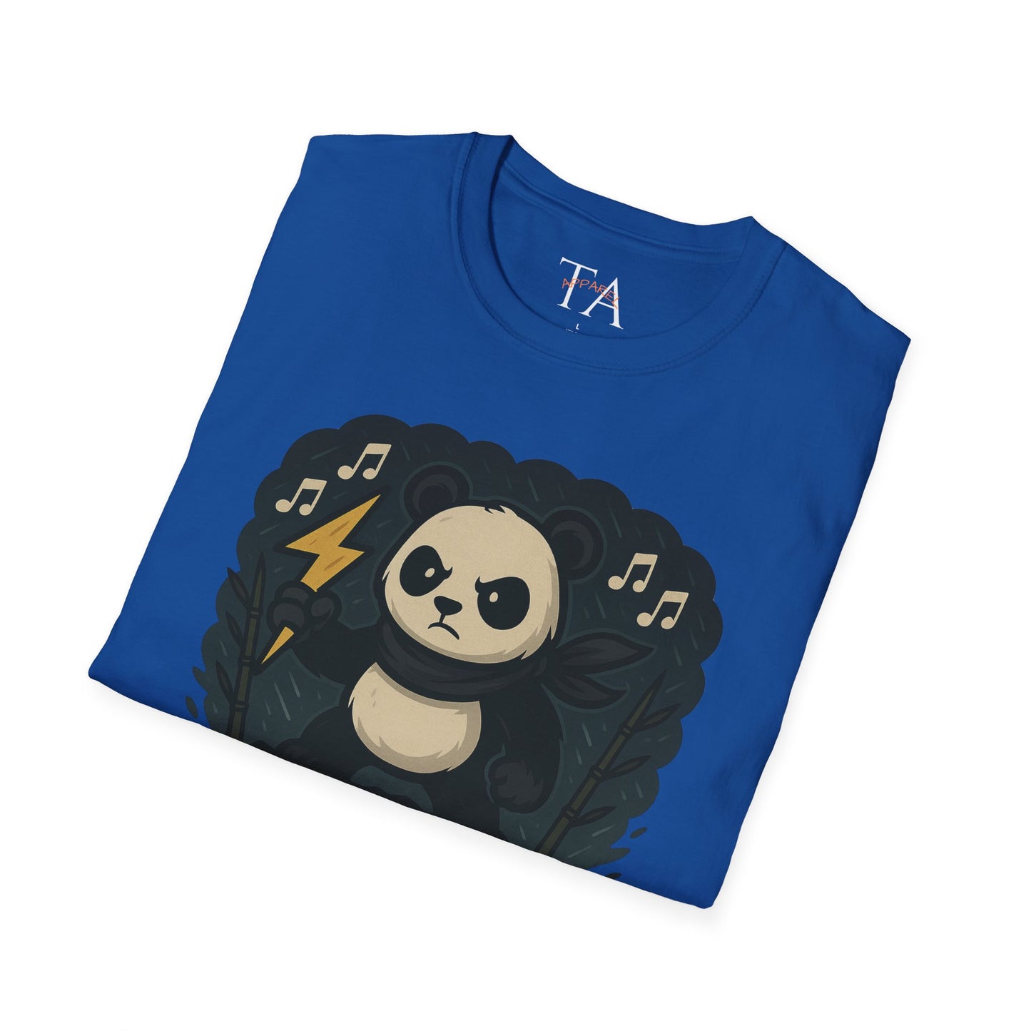 Panda Storm Tee for Animal and Music Lovers - Softstyle T-Shirt