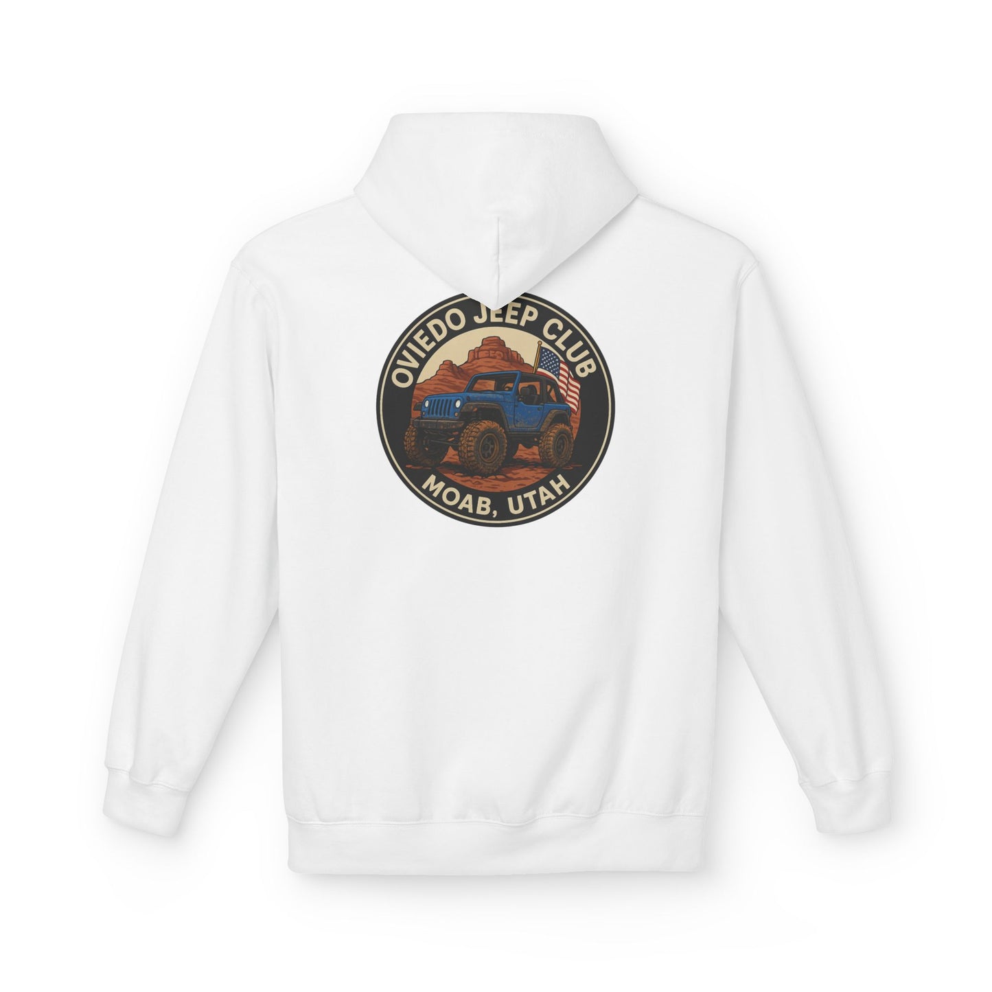 Oviedo Jeep Club Adventure Fleece Hoodie - Oviedo Jeep Club Outdoor Apparel for Jeep Lovers