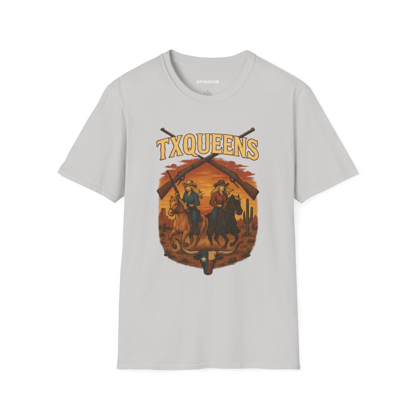 TXQUEENS Western Graphic Unisex T-Shirt