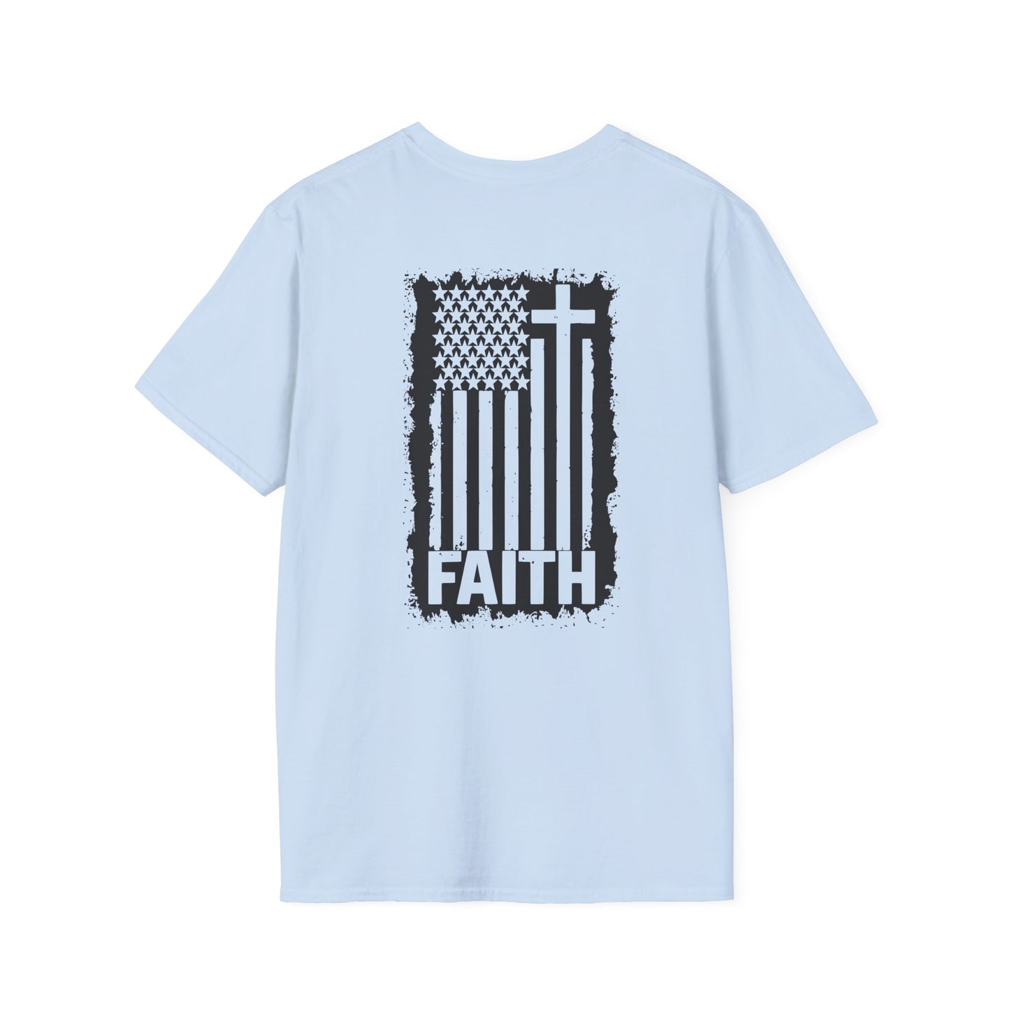 Faith-Inspired American Flag T-Shirt
