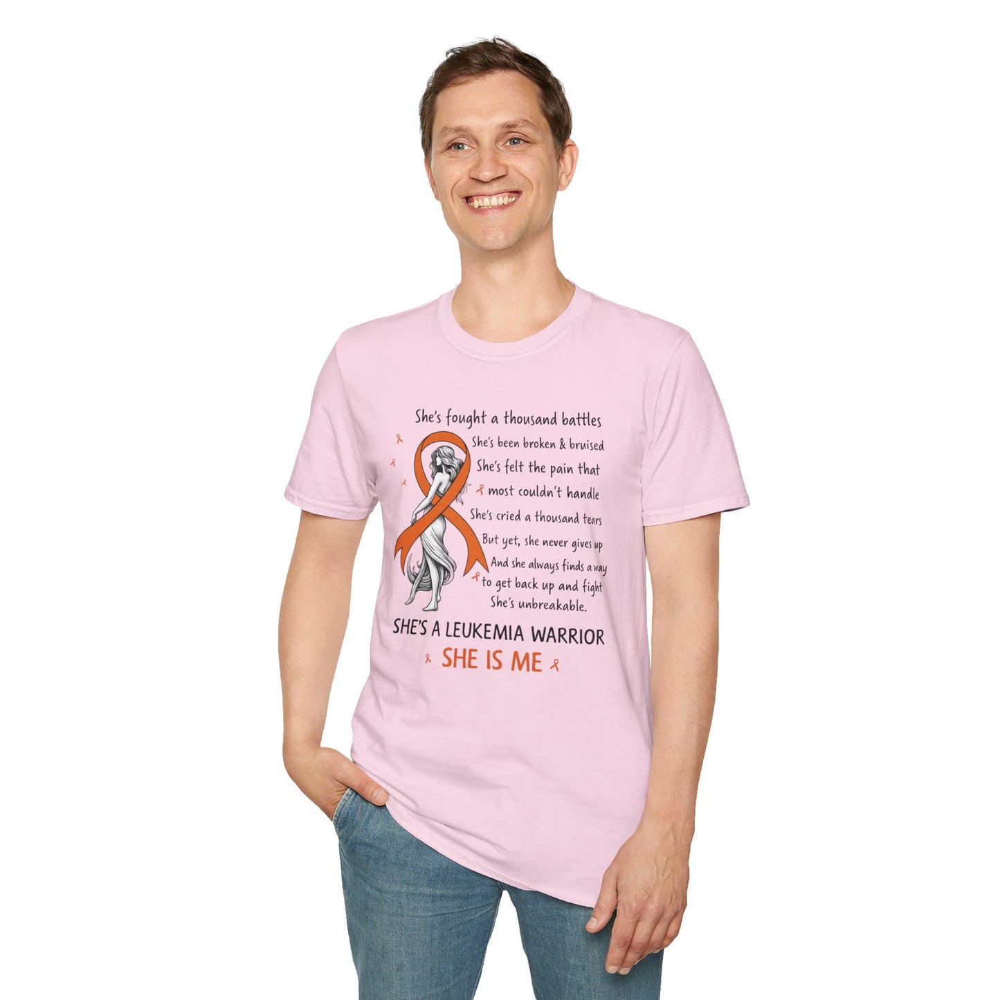 Leukemia Warrior T-Shirt - Unisex Softstyle Support Apparel