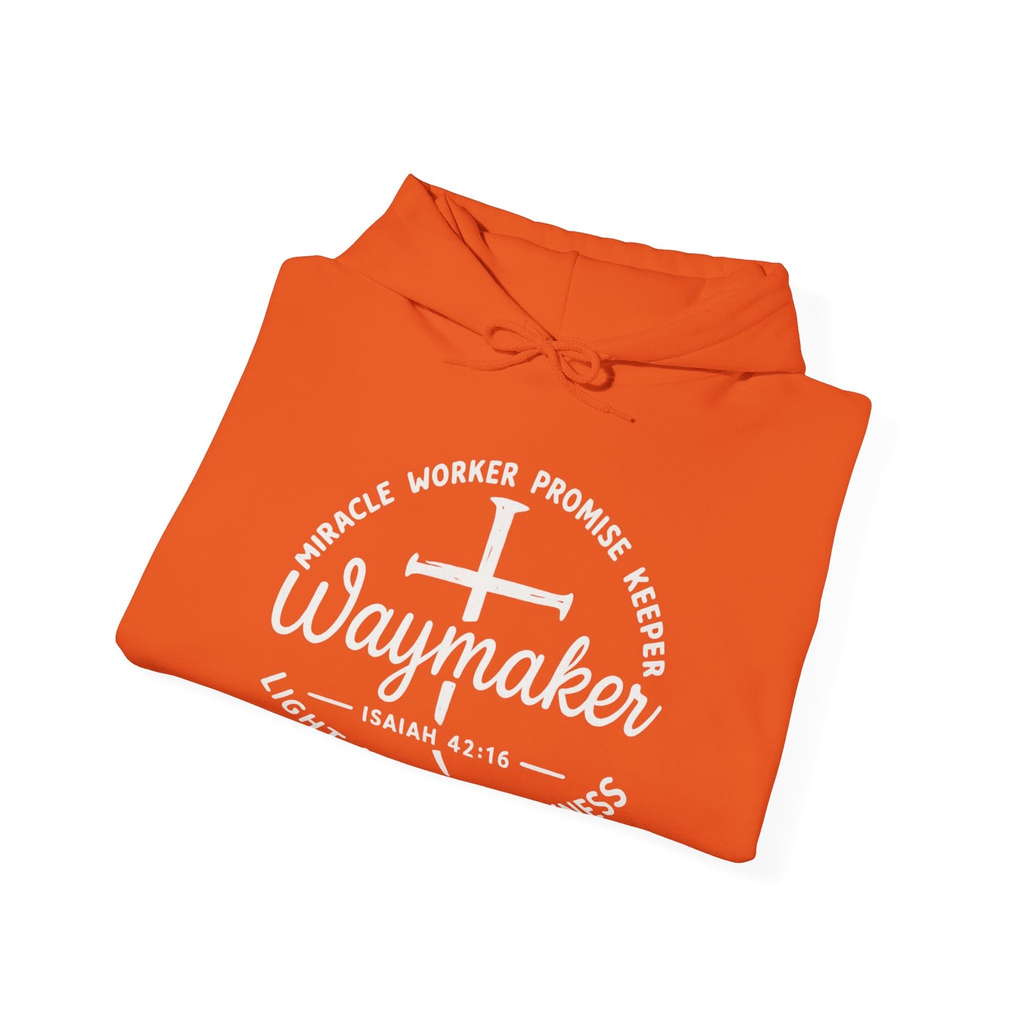 Faith Inspired Waymaker Hoodie - Cozy Sweatshirt for Faith Lovers and Celebrations