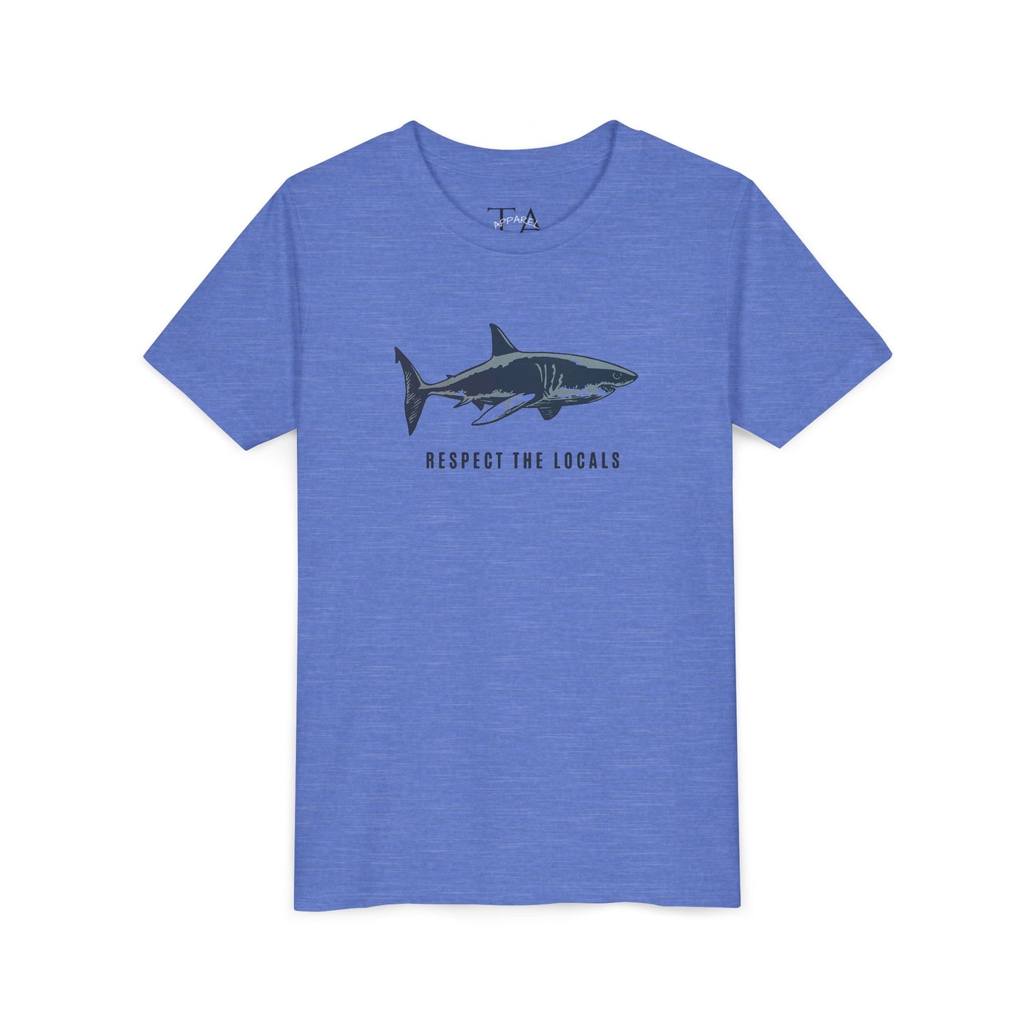 Kids Shark Youth Tee | Respect The Locals | Shark Lovers Shirt