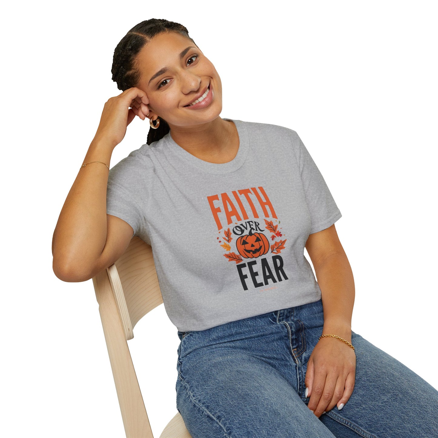 Faith Inspired Halloween T-Shirt "Faith Over Fear"