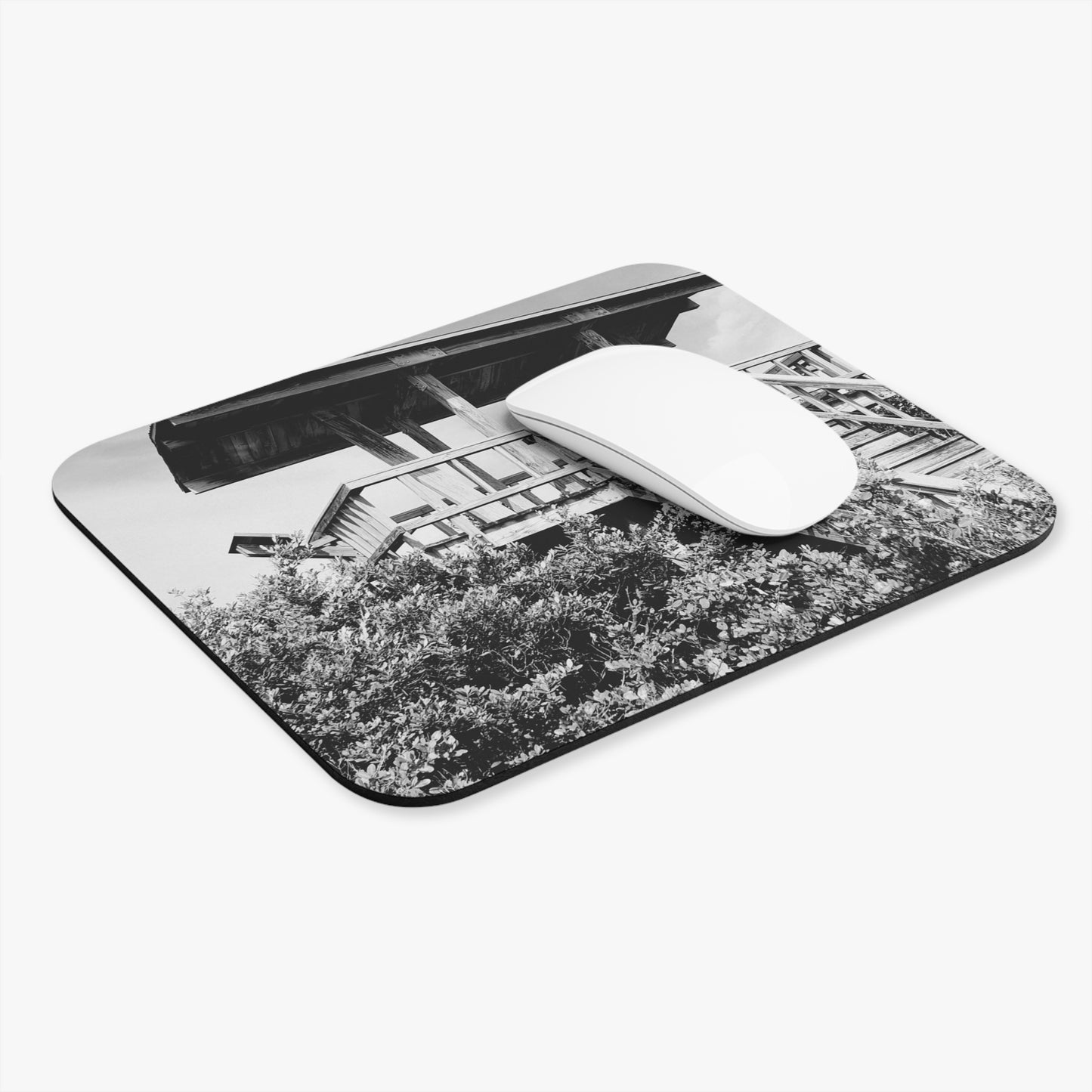 Rectangle Mouse Pad, Mangrove Overlook Design, Coastal Desk Accessory, Tropical Mouse Mat, Nature Lover Gift