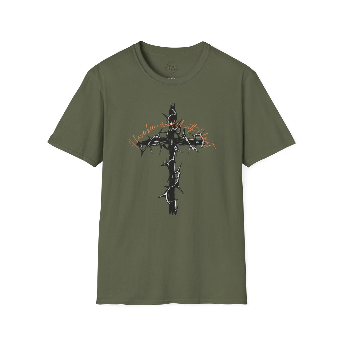 Faith Inspired Christian Cross Unisex T-Shirt - 'I Have Been Crucified with Christ' Design