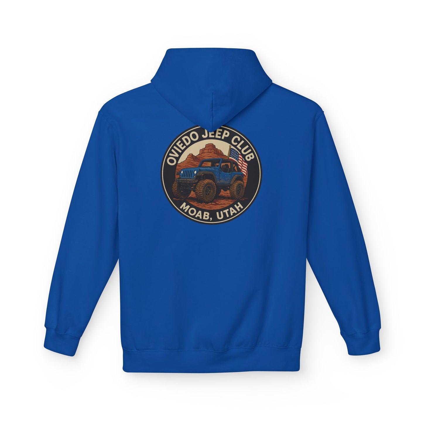 Oviedo Jeep Club Adventure Fleece Hoodie - Oviedo Jeep Club Outdoor Apparel for Jeep Lovers