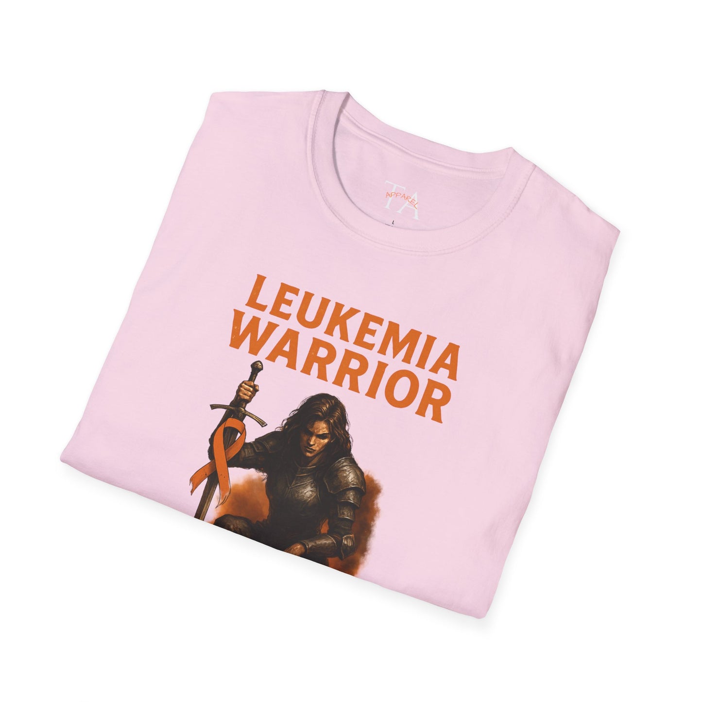 Leukemia Warrior T-Shirt - Unisex Softstyle Tee - Unbreakable, Unshakable, Unstoppable