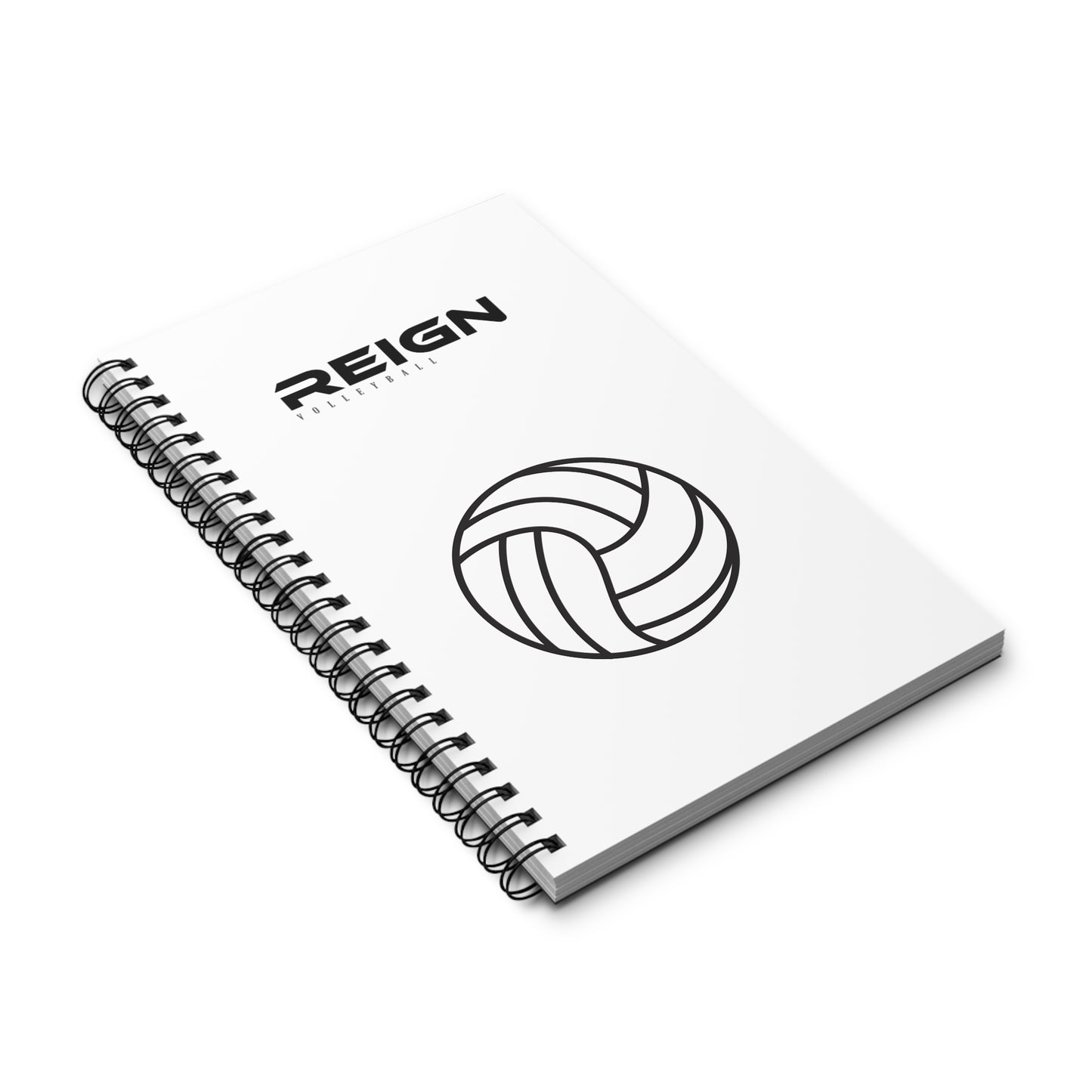 Volleyball Spiral Customizable Journal, Volleyball Lover Gift, Sports Notebook, Team Captain Planner, Personalized Athlete Diary, Coach