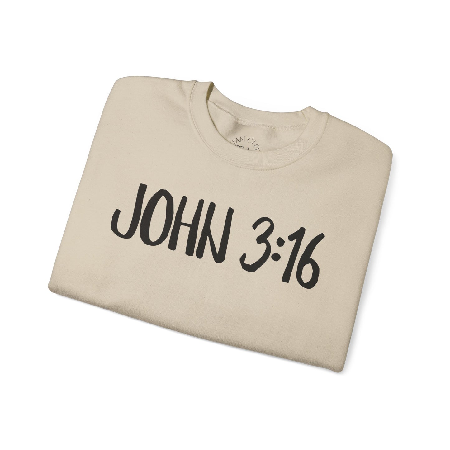 Faith Inspired John 3:16 Crewneck Sweatshirt