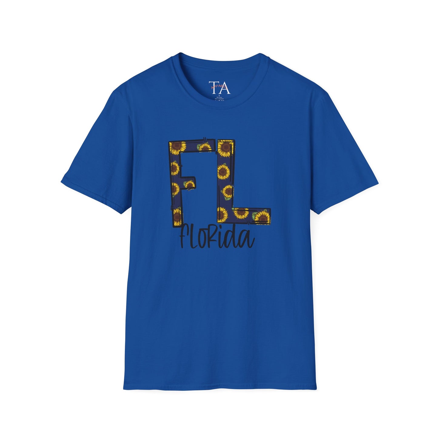 Florida Sunshine Unisex Softstyle T-Shirt, Florida T-Shirt, Graphic Tee, Summer Outfit, Gift for Floridians, Vacation Wear