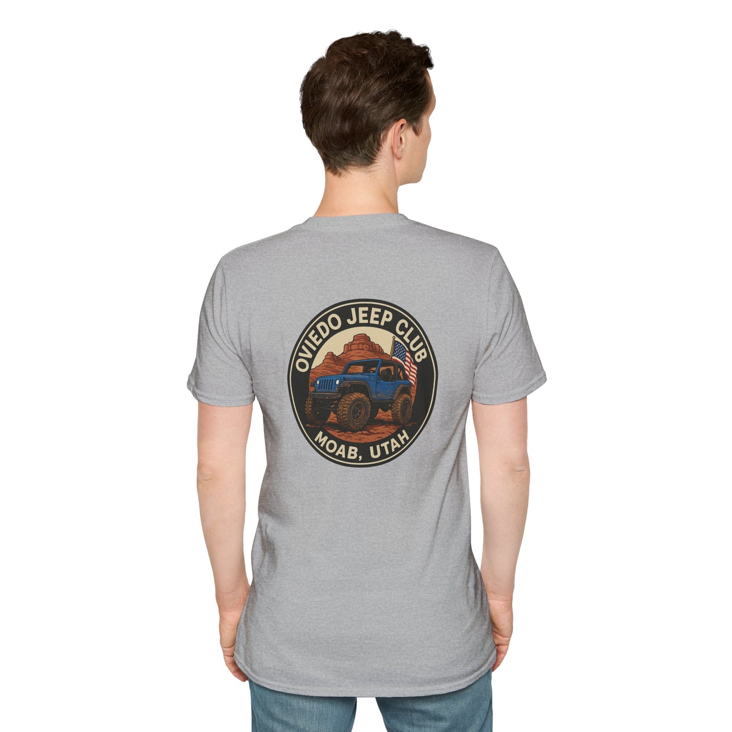 Oviedo Jeep Club Adventure Jeep Club Softstyle Unisex Tee