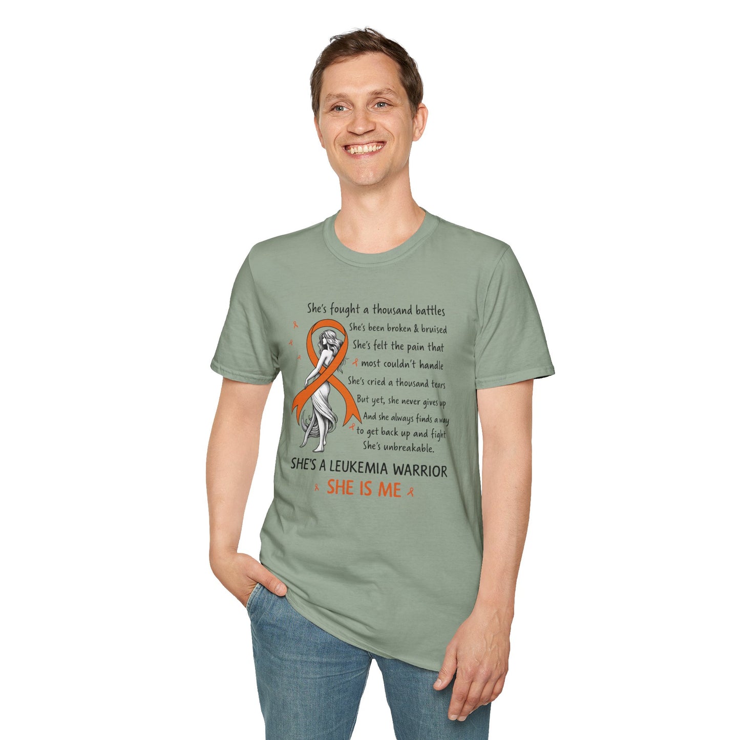 Leukemia Warrior T-Shirt - Unisex Softstyle Support Apparel