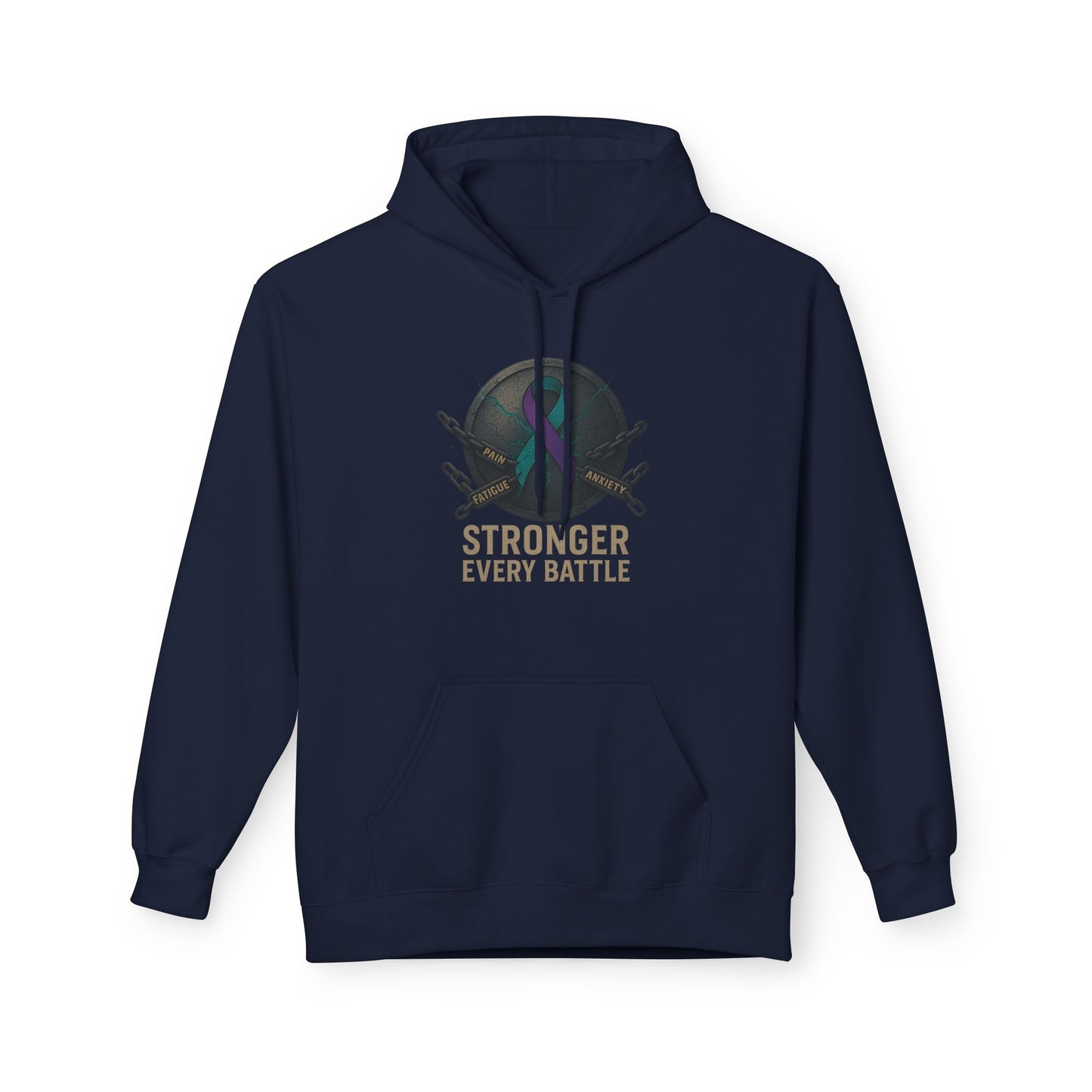 Fragile X Empowering Strength Hoodie - Unisex Midweight Softstyle Fleece, Casual Wear, Motivational Gift, Workout Fashion, Everyday Comfort