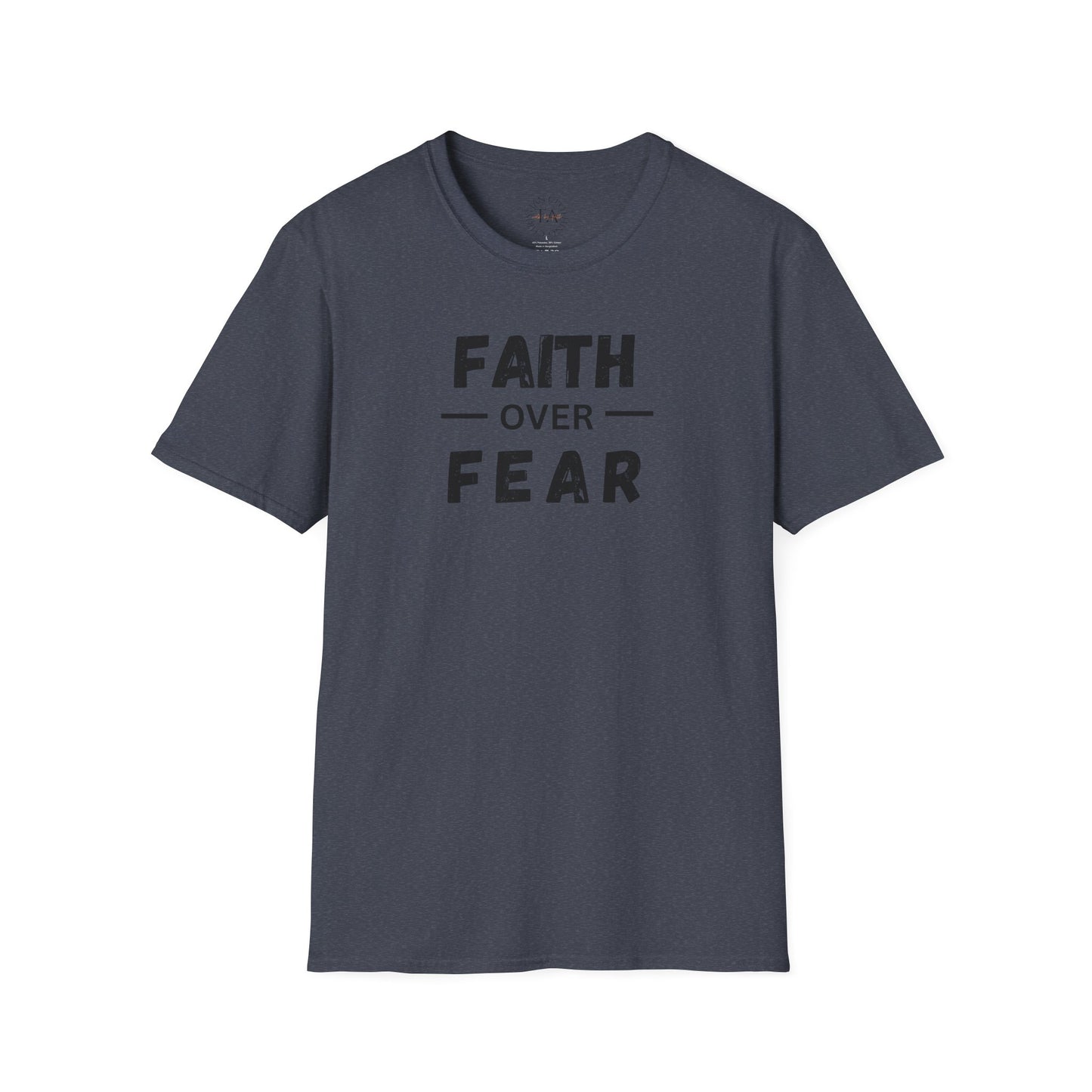 Faith Inspired Unisex T-Shirt - Faith Over Fear Design