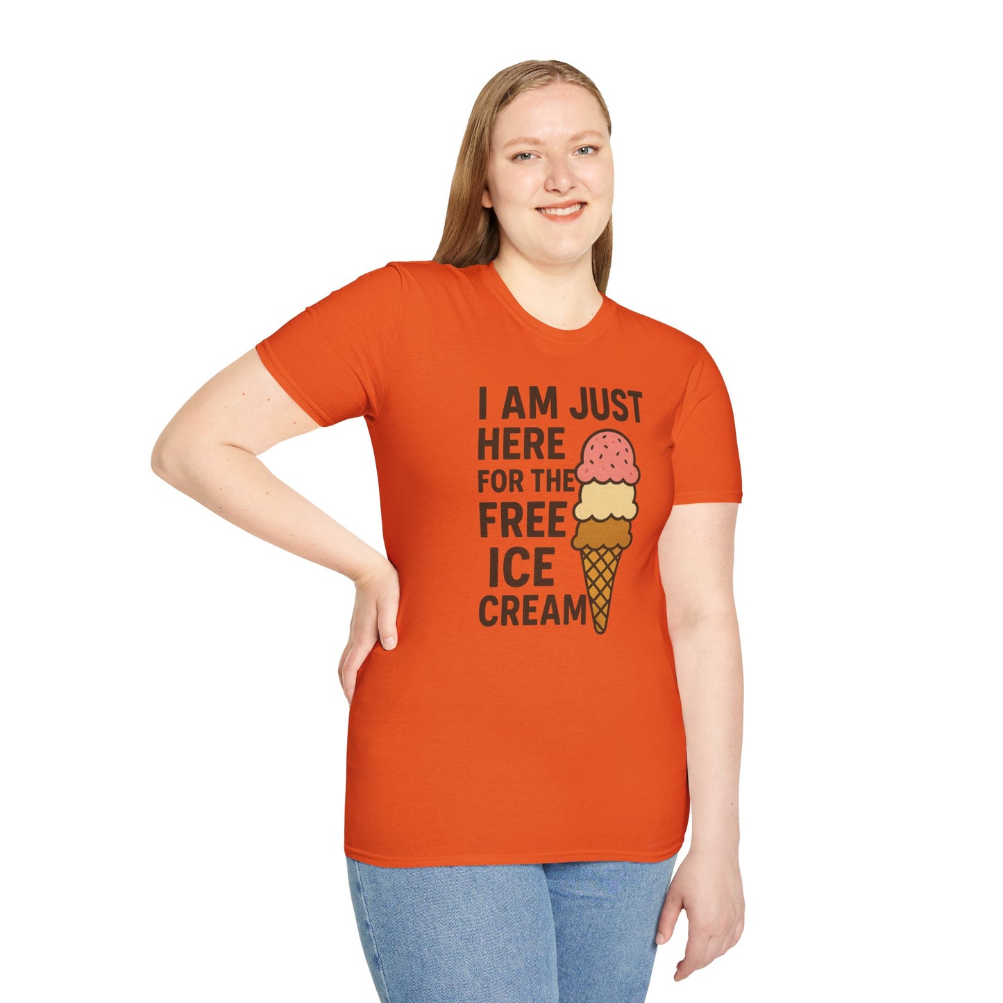 Ice Cream Lover's Unisex T-Shirt, Funny Graphic Tee, Summer Apparel, Sweet Treats Gift, Birthday Humor Shirt