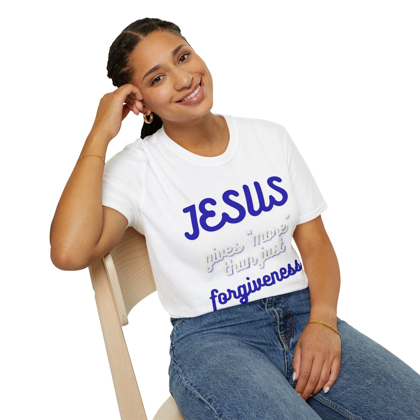 Faith Inspired Jesus Unisex T-Shirt - JESUS gives more than just forgiveness