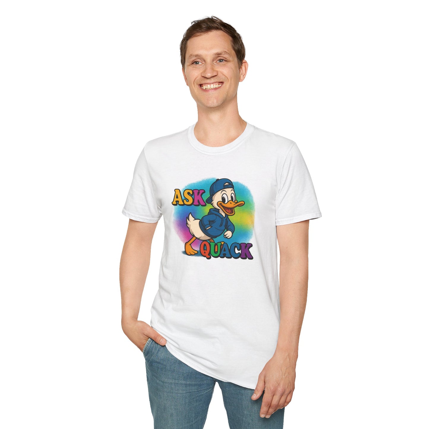 Ask Quack Quirky Duck Humor T-Shirt