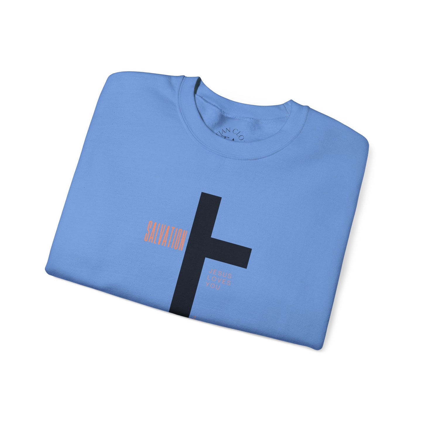 Faith Inspired Salvation Cross Sweatshirt
