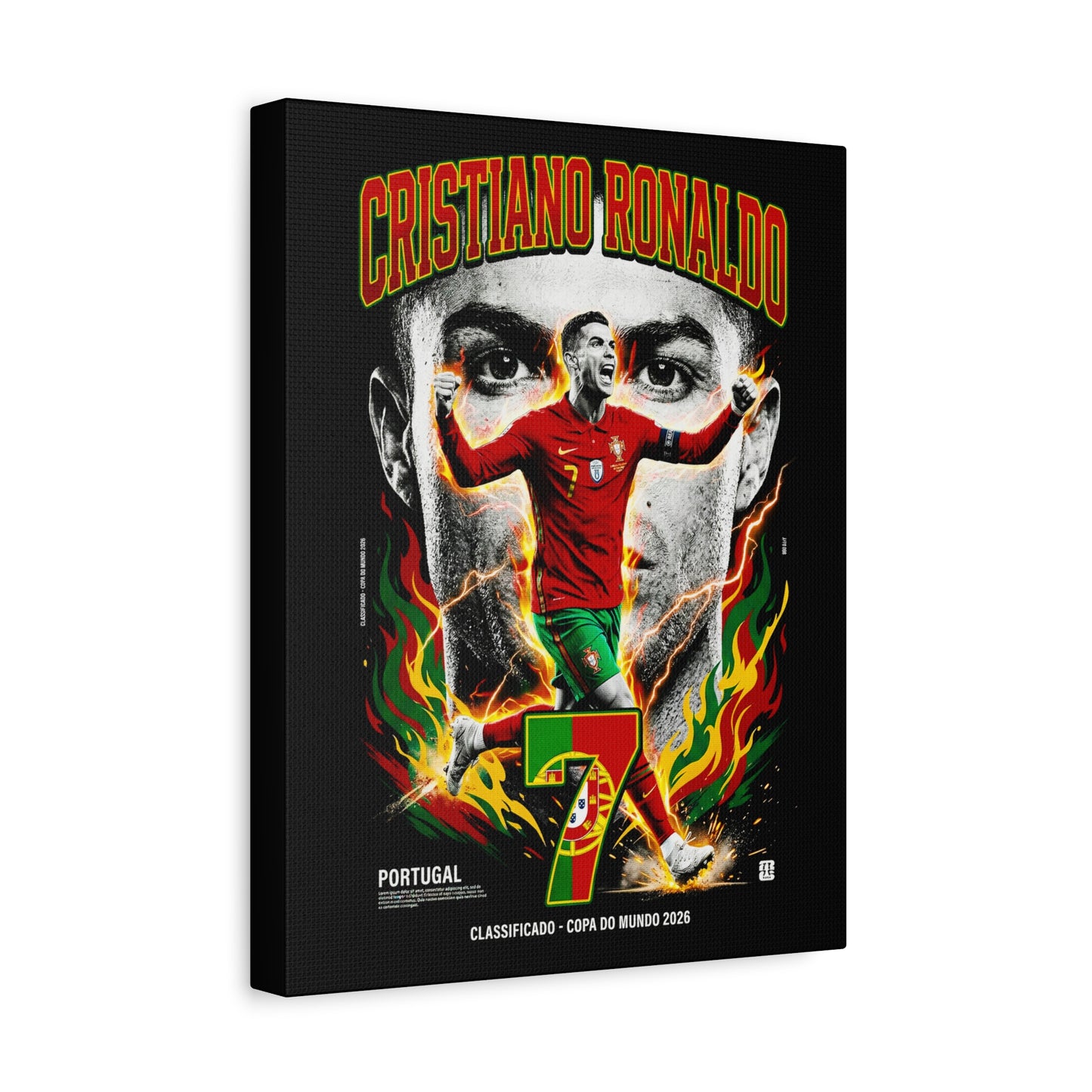 Ronaldo - Matte Canvas, Stretched, 1.25"
