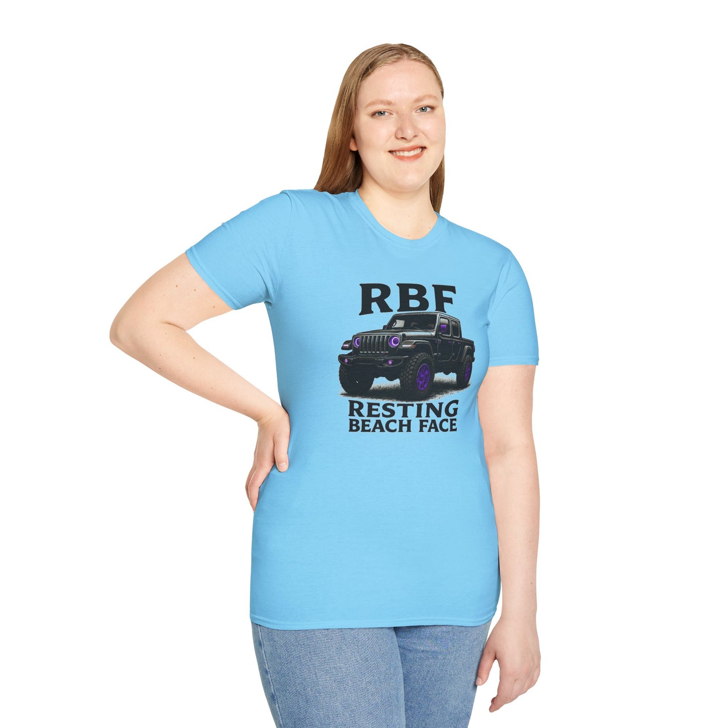 Resting Beach Face T-Shirt | Unisex Tee for Beach Lovers