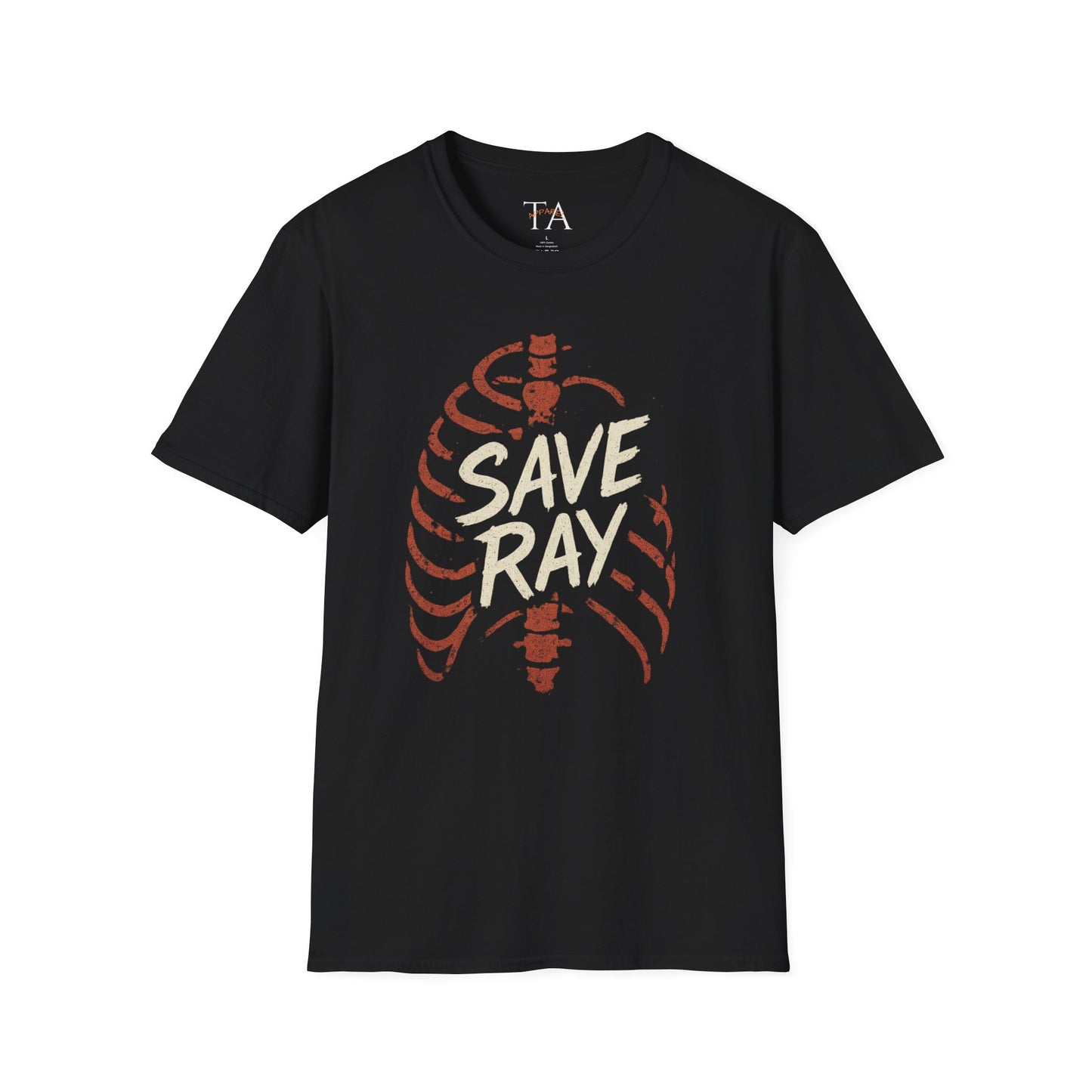 Save Ray Unisex Softstyle T-Shirt - Eco-Friendly Tee, Gift for Animal Lovers, Casual Wear, Unique Graphic Shirt, Nature Conservation