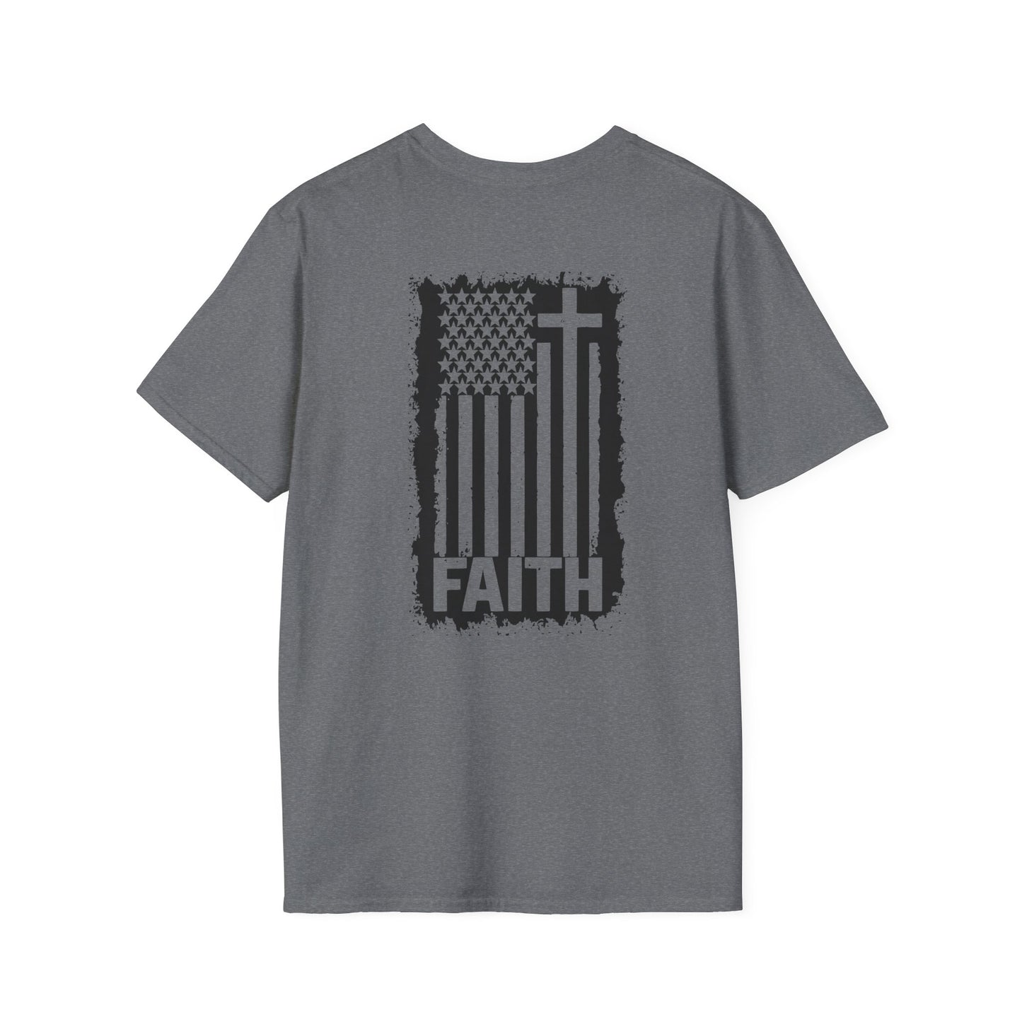 Faith-Inspired American Flag T-Shirt