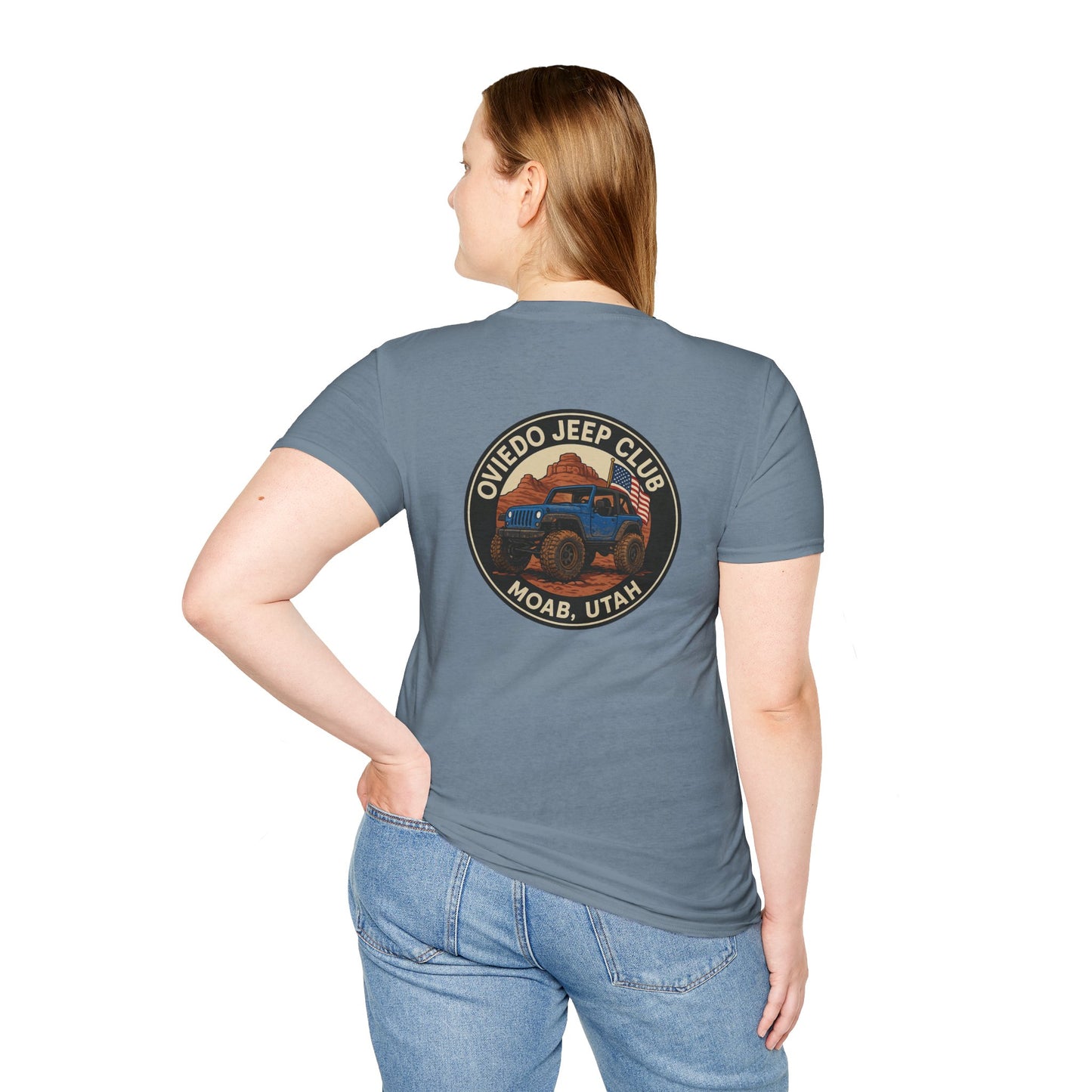 Oviedo Jeep Club Adventure Jeep Club Softstyle Unisex Tee