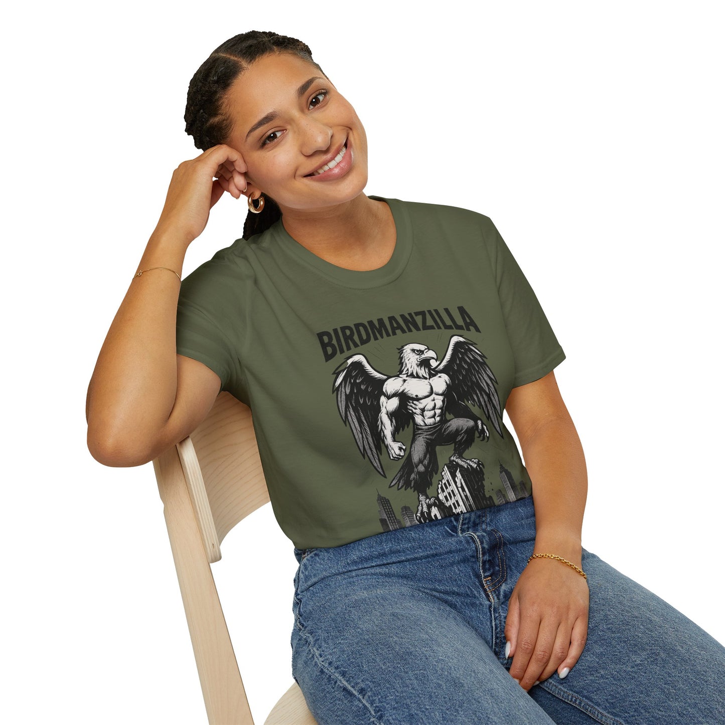 Birdmanzilla Graphic Tee - Unisex T-Shirt, Casual Wear, Unique Gift, Men's Fashion