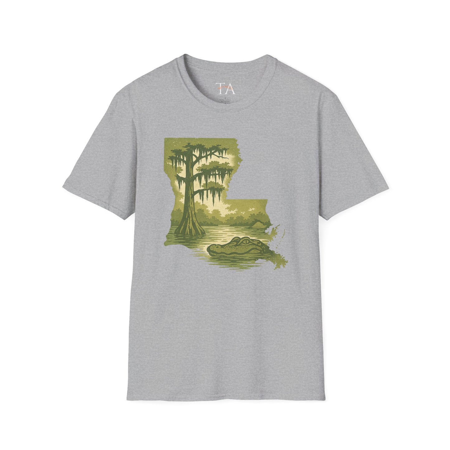 Louisiana Nature T-Shirt, Gift for Nature Lovers, Unisex Tee, Travel Souvenir, Outdoor Enthusiast Apparel, Urban Jungle Style