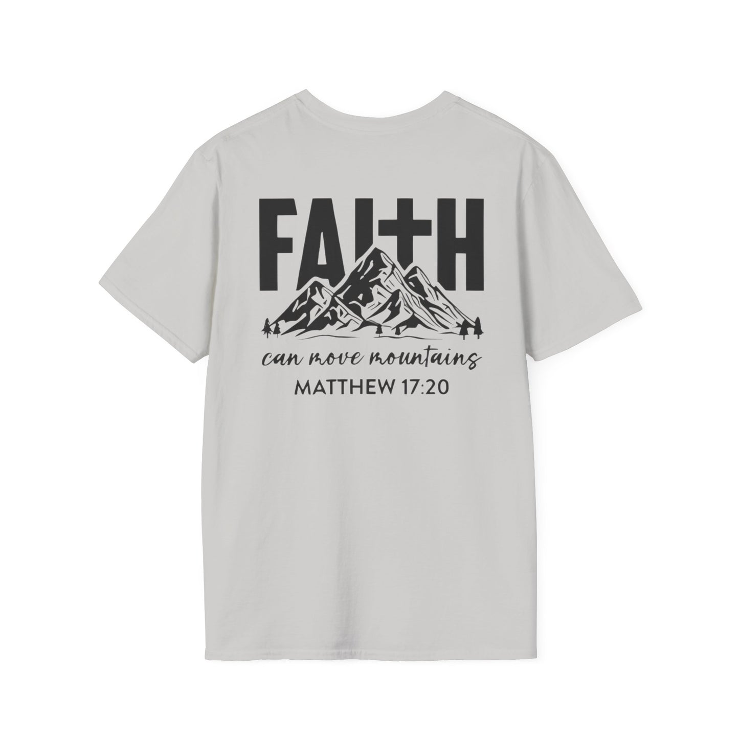 Faith-Inspired Unisex T-Shirt - Motivational Tee - Faith Can Move Mountains