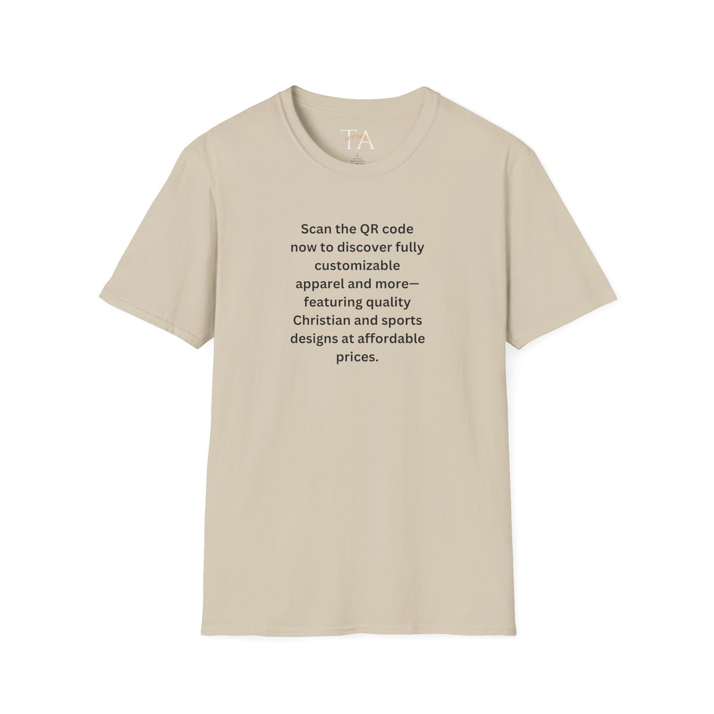 Customizable QR Code T-Shirt