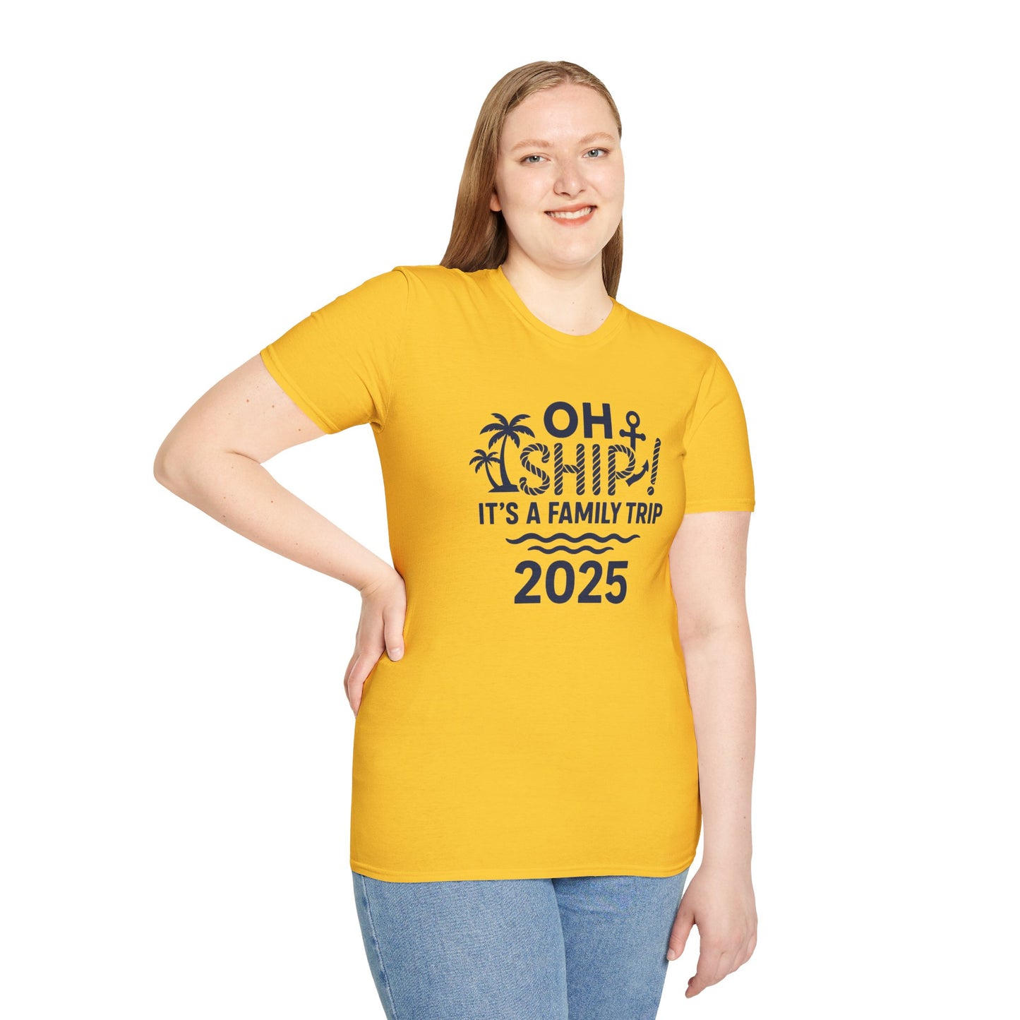 Family Cruise Vacation T-Shirt - Oh Ship, It's A Family Trip