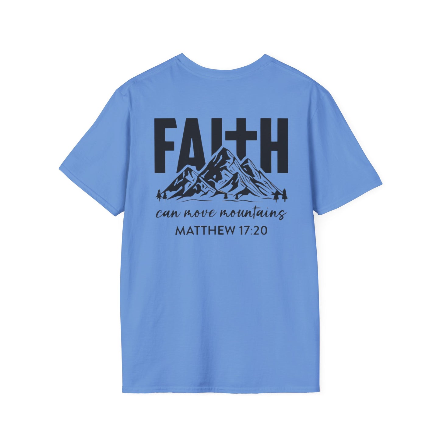 Faith-Inspired Unisex T-Shirt - Motivational Tee - Faith Can Move Mountains