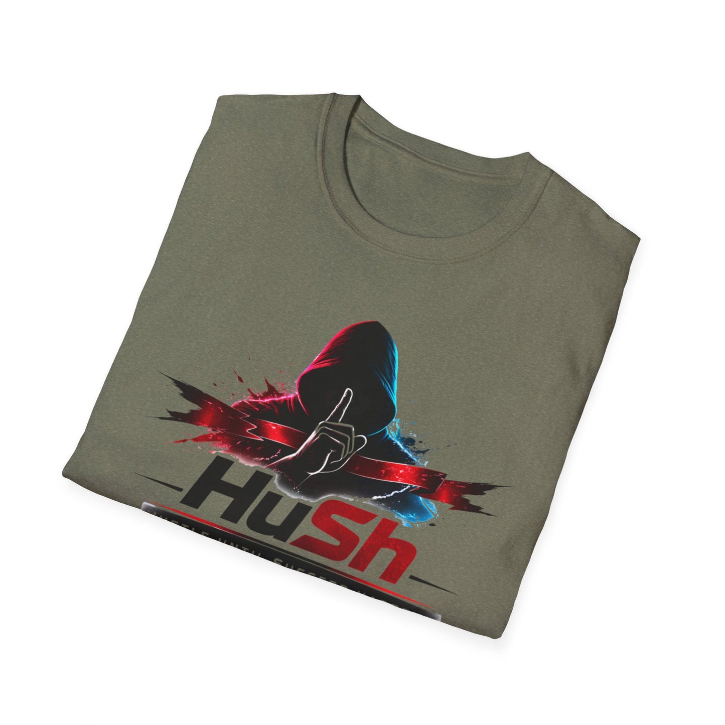 #HuSh silhouette graphic Tee | Hustle Until Success Happens, #HuShMovement