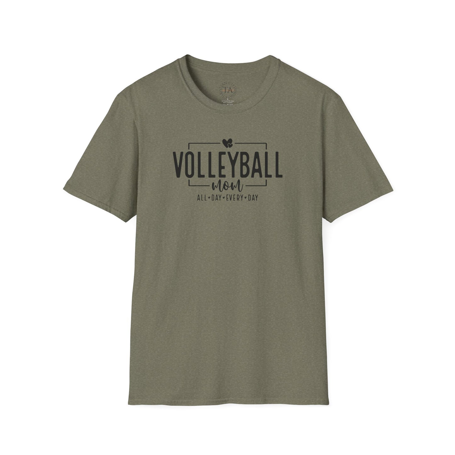 Volleyball Tee - All Day Every Day, Sports Shirt, Casual Wear, Gift for Athletes, Summer Outfit