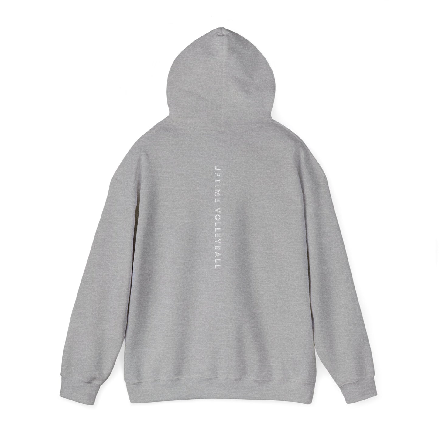 UPTIME Volleyball Hoodie with Serve Design, Unisex Sportswear, Perfect Gift for Athletes, Workout Gear, Cool Casual Wear, Back to School