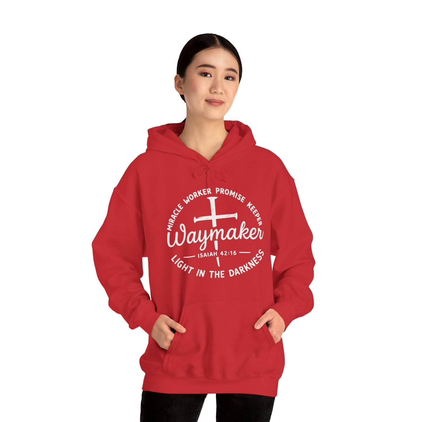 Faith Inspired Waymaker Hoodie - Cozy Sweatshirt for Faith Lovers and Celebrations