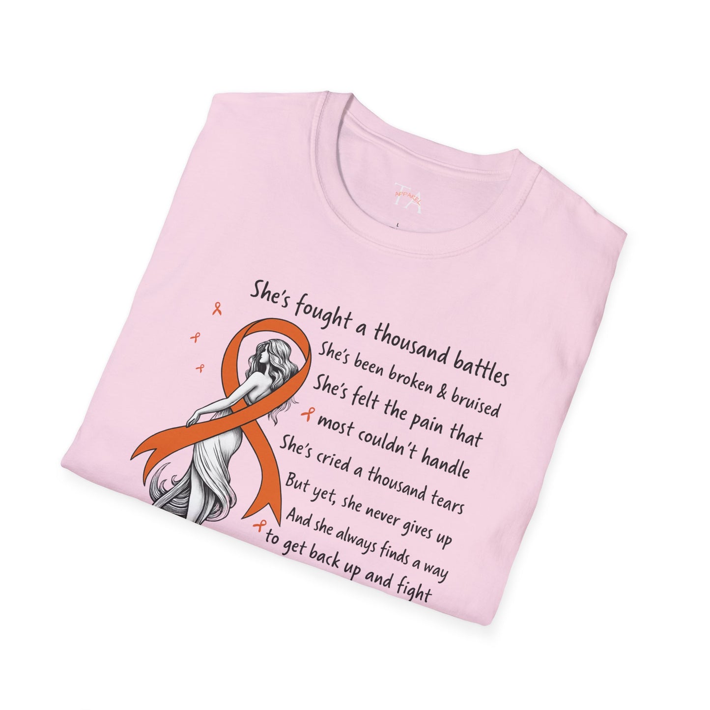 Leukemia Warrior T-Shirt - Unisex Softstyle Support Apparel