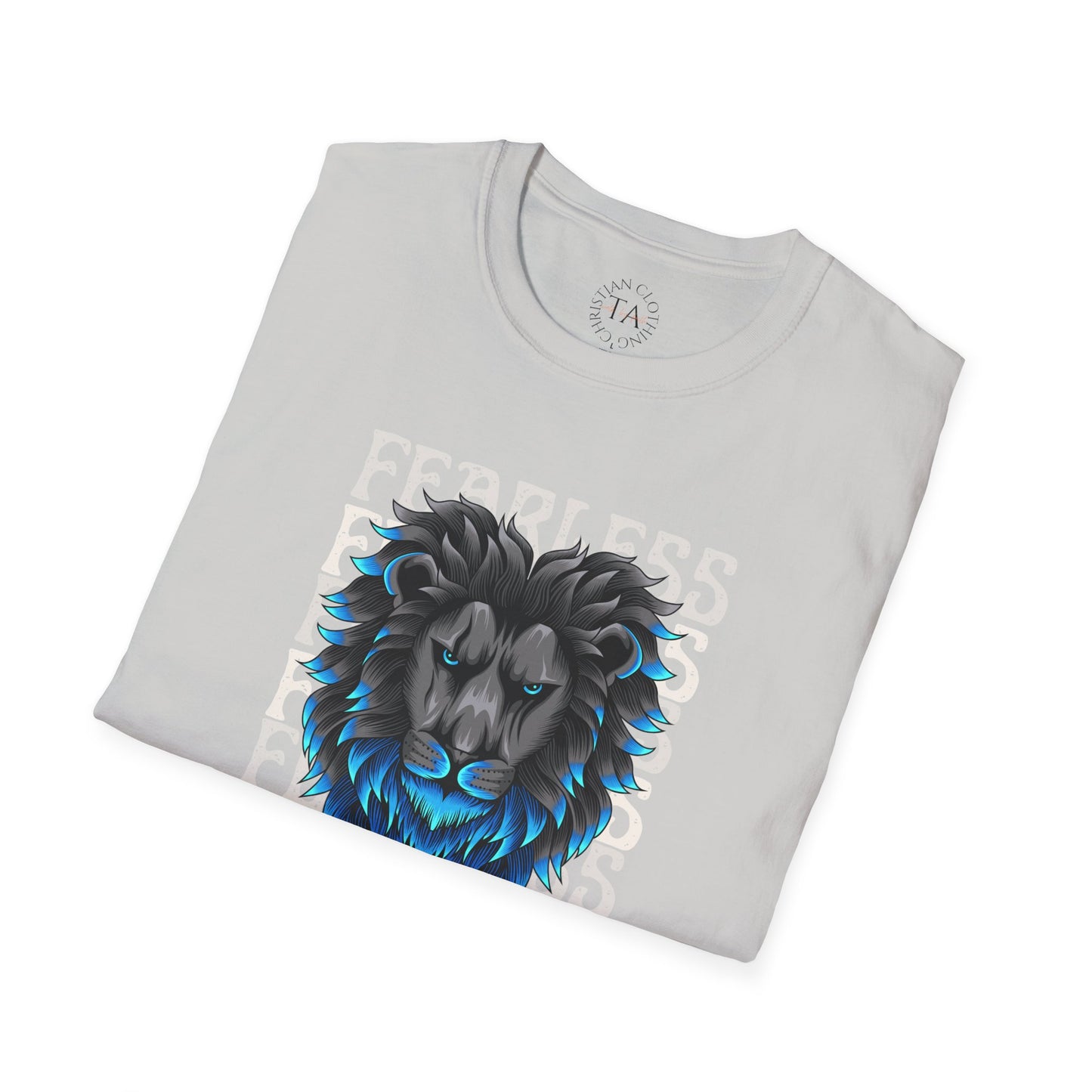 Fearless Lion Volleyball T-Shirt | Unisex Softstyle Tee