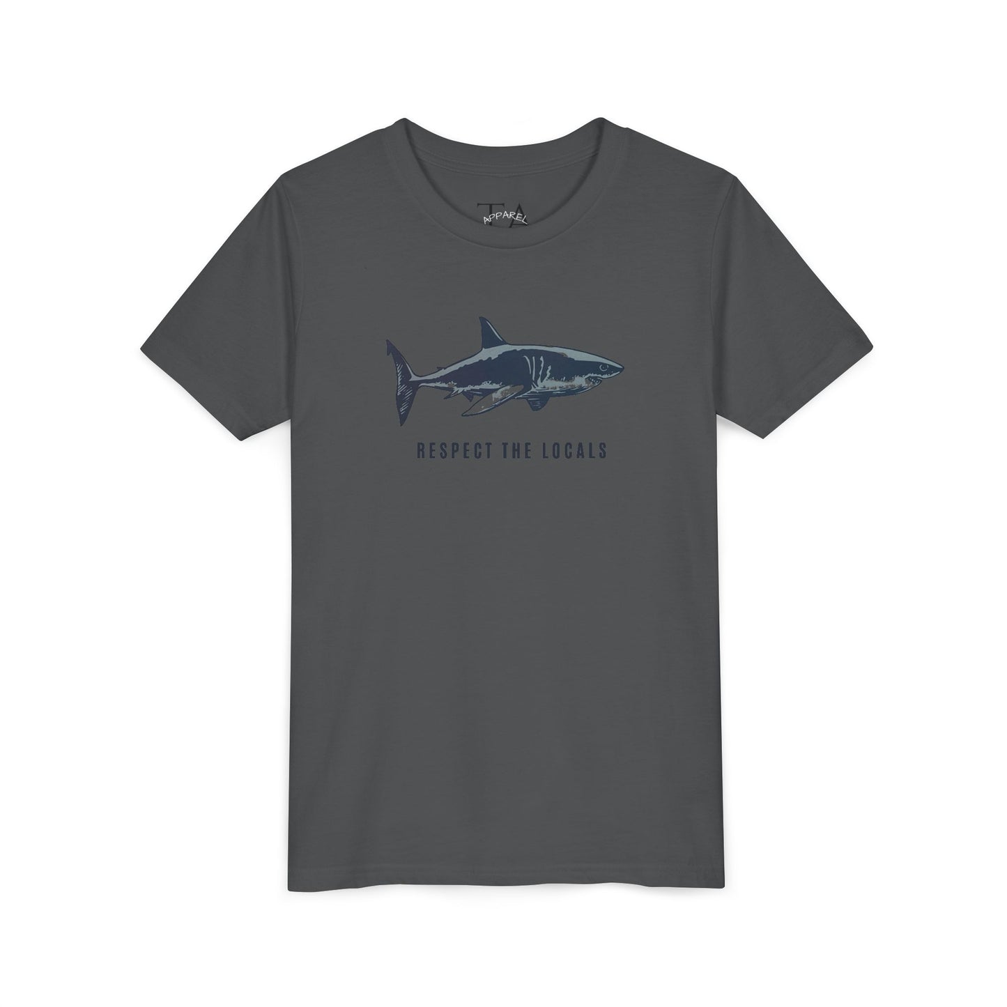 Kids Shark Youth Tee | Respect The Locals | Shark Lovers Shirt